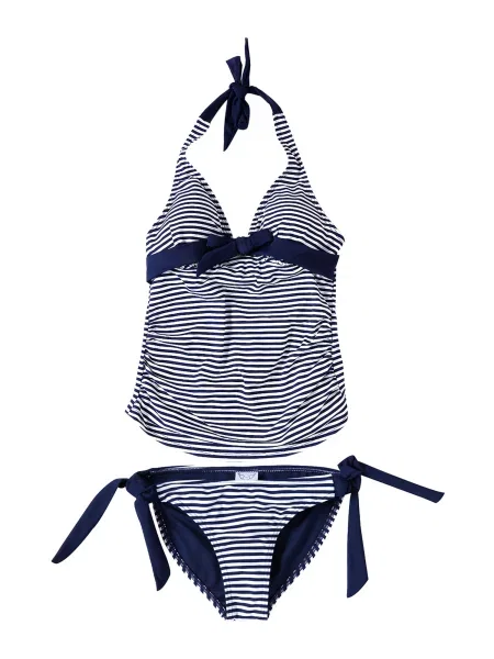 Petit amour Tankiny Annie kobaltová modř bílá