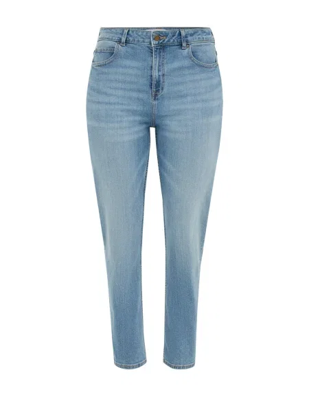 WE Fashion Jeans deschis albastru