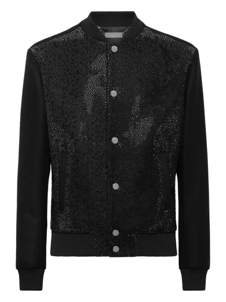 Яке тип бомбър Philipp Plein черно