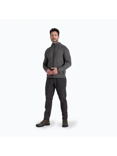 Pantaloni de trekking pentru bărbați Craghoppers NosiLife Adventure III black pepper negru