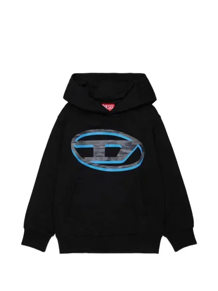 Bluza z kapturem dziecięca Diesel czarna