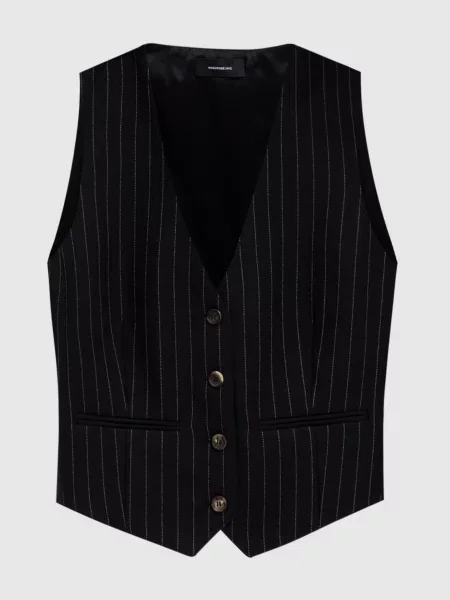 Шерстяной жилет Wardrobe.nyc в полоску черный