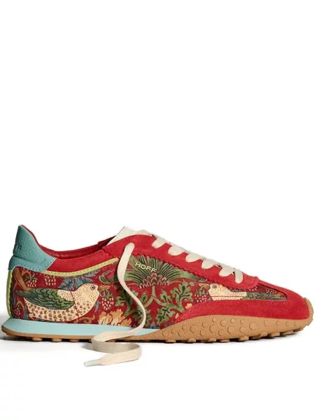 Sneakerși Hoff cu model floral cu imagine roșu