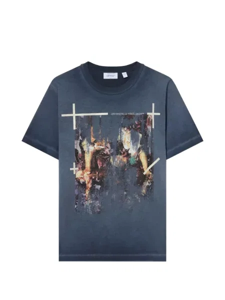 Tricou Off-white cu imagine alb