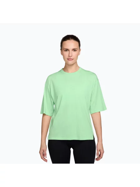 Tricou de antrenament pentru femei Nike ImpossiblySoft Light cucumber calm/illusion green verde
