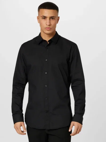 JACK & JONES Cămașă JOE' negru