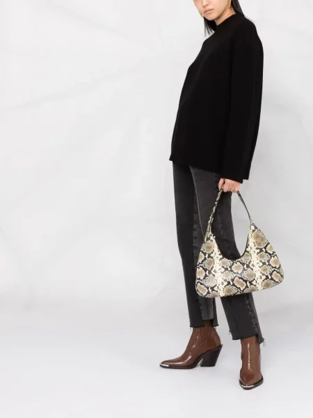 Pulover Anine Bing de lână negru