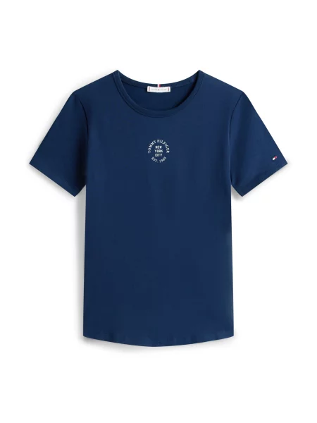 TOMMY HILFIGER Tricou bleumarin alb