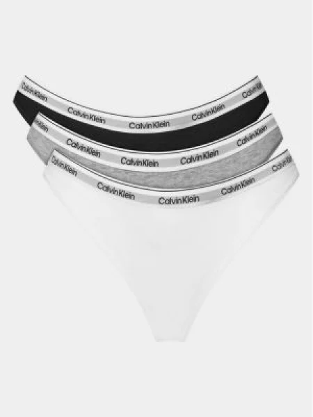Calvin Klein Siaurikės pilka / juoda balta