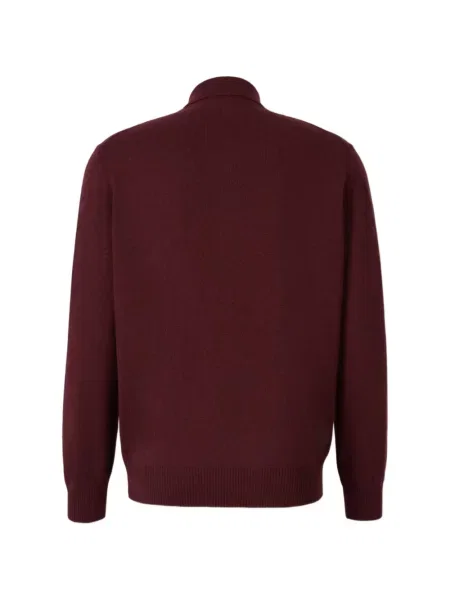 Lung tricou polo Canali roșu