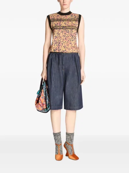 Fular Dries Van Noten portocaliu