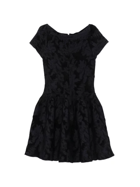 Rochie mini Sandro cu model floral evazată albastru