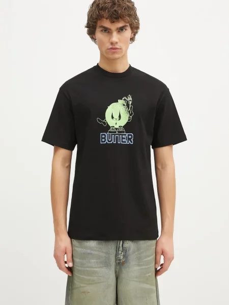 Футболка Butter Goods с принтом черная