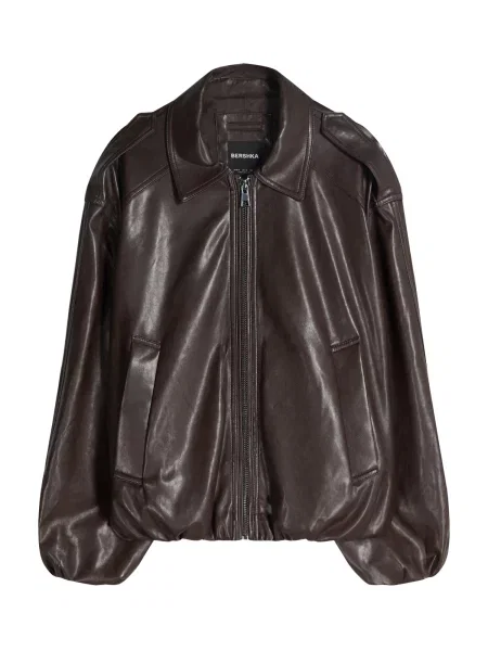 Bershka Prehodna jakna rjava