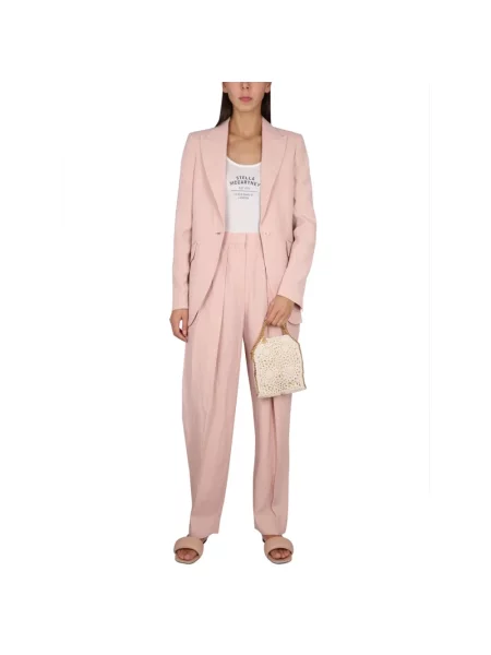 Spodnie Stella Mccartney różowe