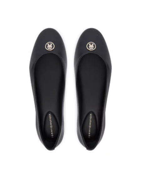 Tommy Hilfiger Balerina Th Plate fekete