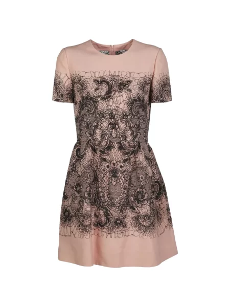 Rochie mini Valentino Garavani din dantelă roz