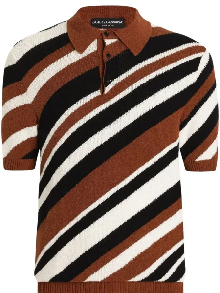 Polo Dolce & Gabbana tricotate maro