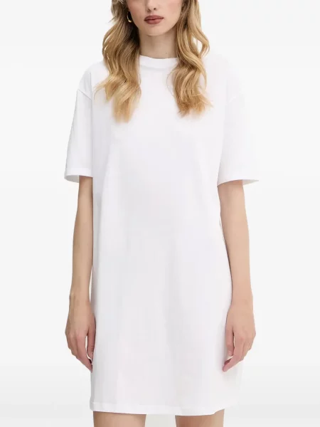 Košeľové šaty Armani Exchange biela