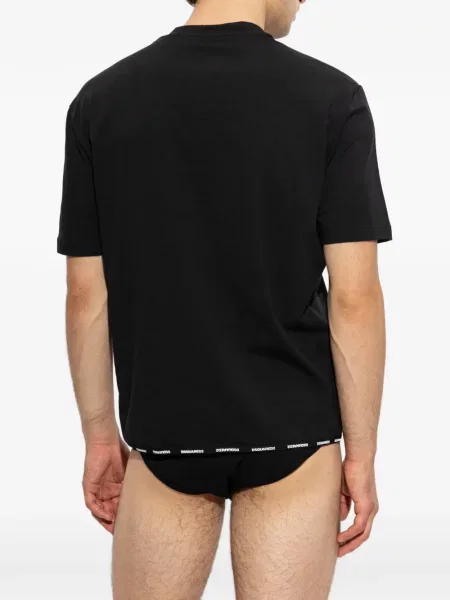 Tricou Dsquared2 cu autograf negru