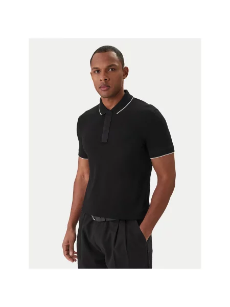 Повседневное поло Armani Exchange черное