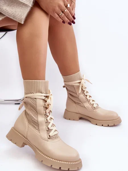 Členkové čižmy Boto ružová