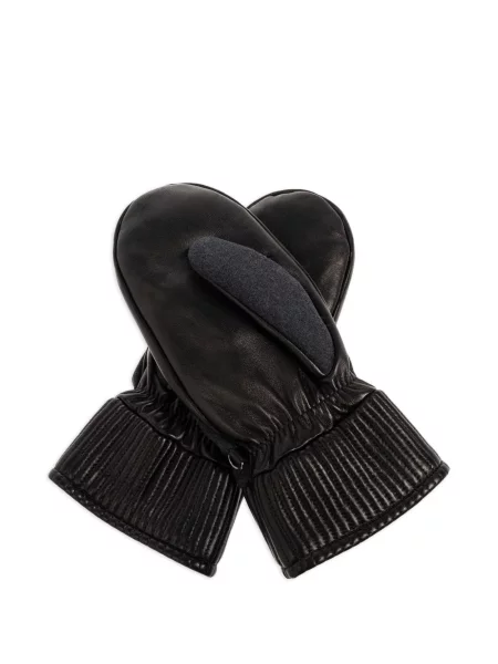 Mănuși Giorgio Armani cu autograf negru