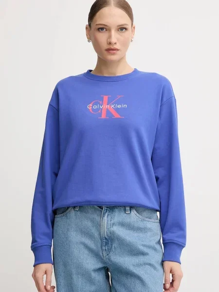 Calvin Klein Jeans Bluza Nierozpinana blau niebieska