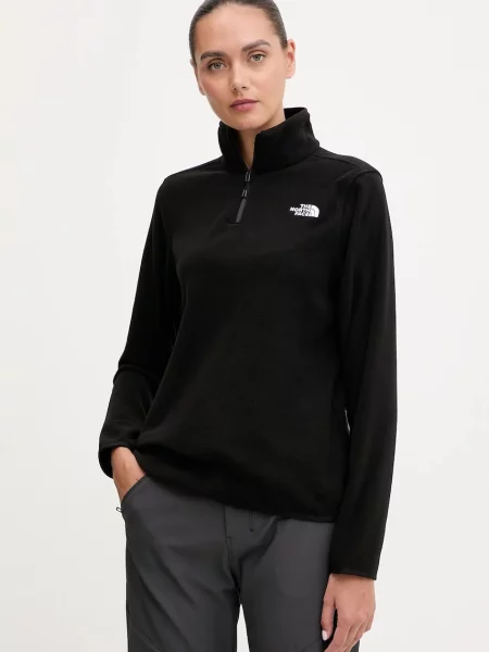 The North Face bluza outdoorowa gładka czarny
