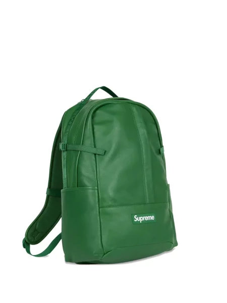 Rucsac Supreme din piele verde