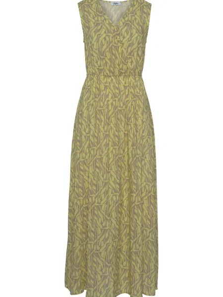 BUFFALO Rochie de vară ocru / oliv