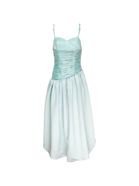 Rochie midi Stolen Stores cu volane albastru