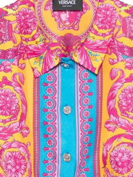 Koszula dziecięca Versace żółta