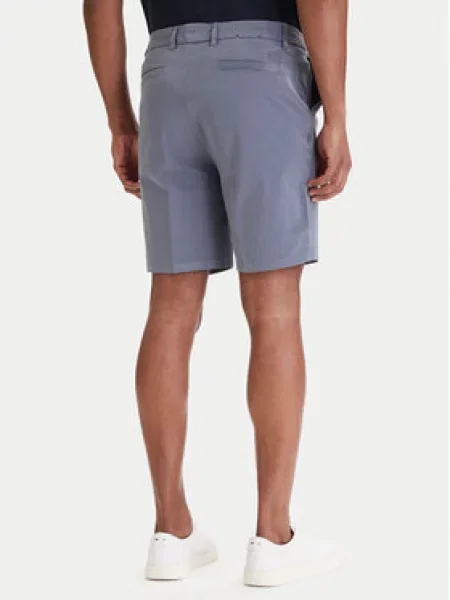 BOSS Kratke hlače iz tkanine Modern Fit modra