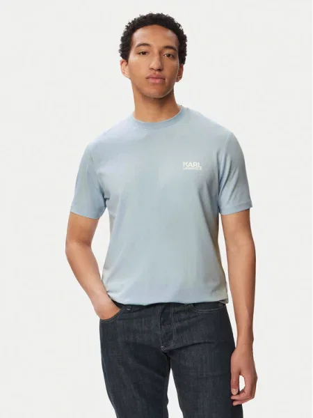 KARL LAGERFELD T-shirt Svijetlo plava