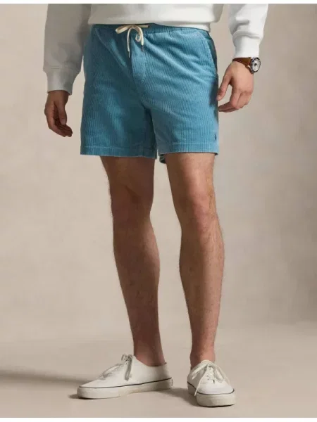 POLO RALPH LAUREN Pantaloni scurți | catifea reiată albastru