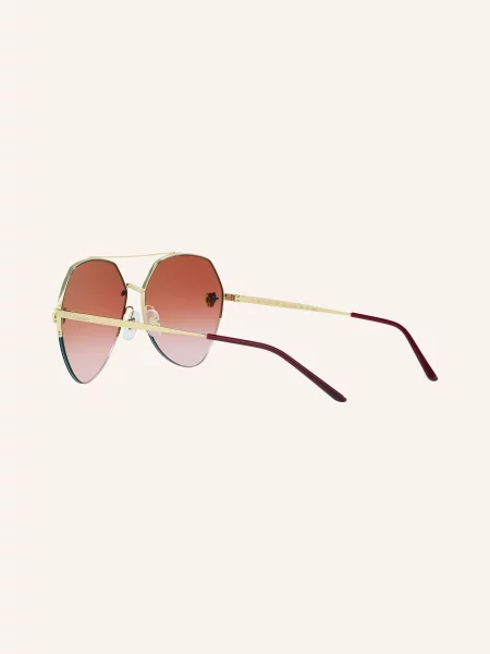 Cartier Okulary Przeciwsłoneczne gold czerwone