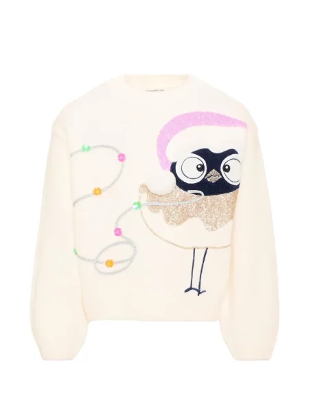Sweter dziecięcy Billieblush biały
