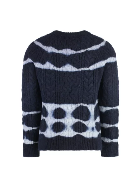 Sweter Malo z alpaki niebieski