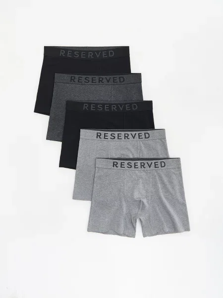 Длинные боксеры Reserved серые
