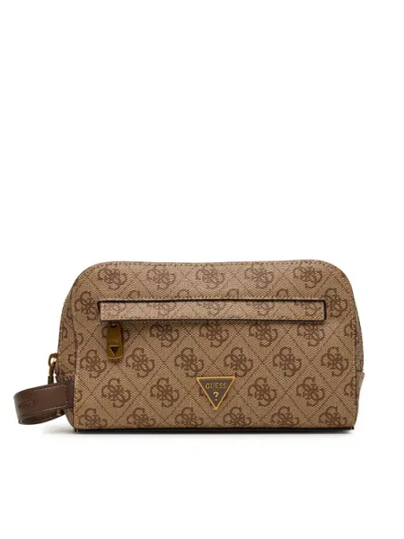 Козметична чанта Guess MILANO PMMILO бежово