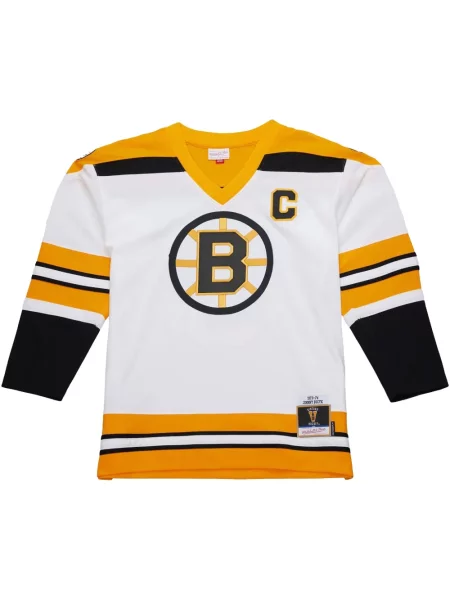 Cămașă Mitchell & Ness din jerseu alb