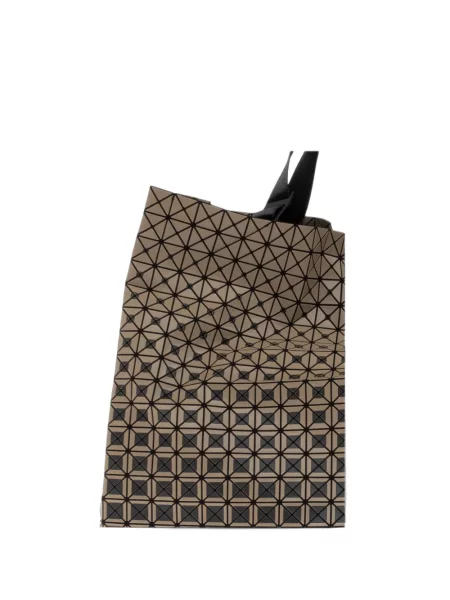 Geantă Bao Bao Issey Miyake cu imprimeu geometric maro