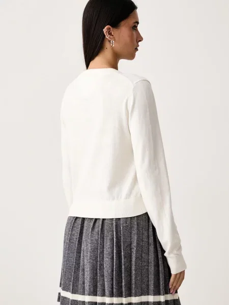 Tommy Jeans sweter z dodatkiem wełny beżowy