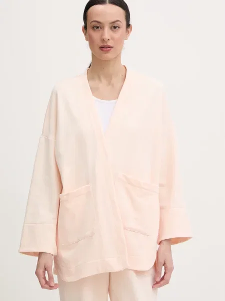 United Colors of Benetton dámský župan s bavlnou oranžový
