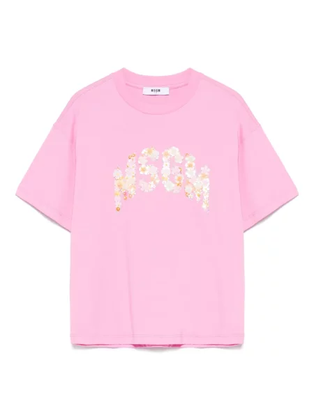 Dětské tričko Msgm růžové