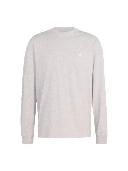 ADIDAS ORIGINALS Tričko Trefoil Essentials melír šedý