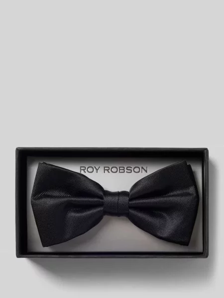 Muszka z czystego jedwabiu Roy Robson czarny