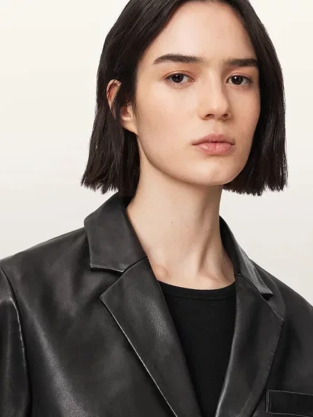 Кожаная куртка Allsaints