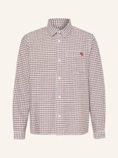 Jack&Jones Košile / tmavě červená / černá bílá